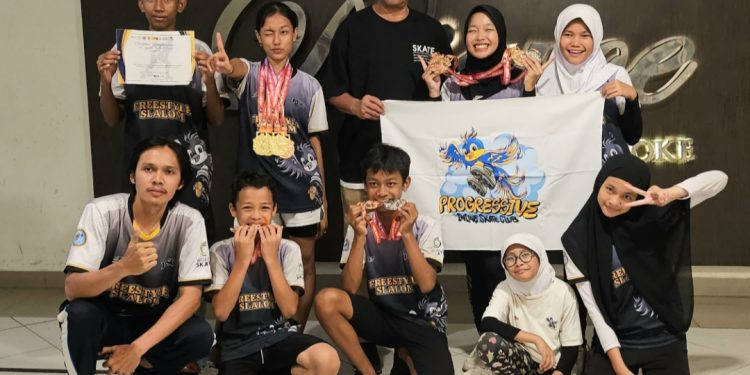 Progressive Inline Skate Club Berhasil Raih Belasan Mendali di Tingkat Nasional