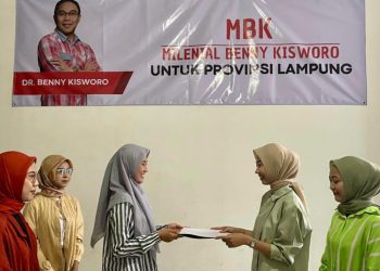 Relawan MBK Deklarasi Dukungan ke Benny Kisworo untuk Bersanding di Pilgub Lampung