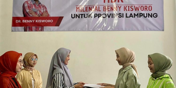 Relawan MBK Deklarasi Dukungan ke Benny Kisworo untuk Bersanding di Pilgub Lampung