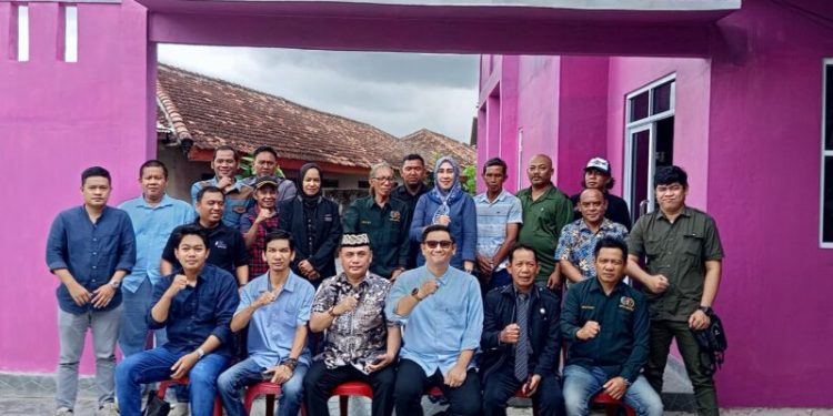 Bambang Rafieq Walikota Terpilih Kunjungi SMSI Kota Metro